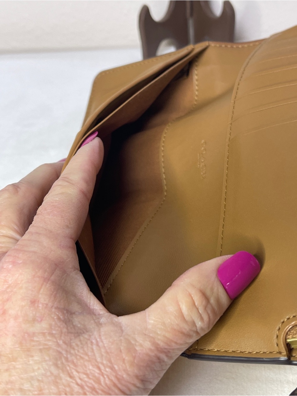 Coach Yellow Mustard Continental Zip Wallet - Picture 10 of 12